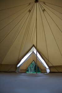 6m diameter Bell Tent Double Door